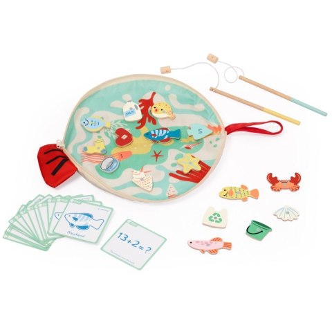 Classic World CLASSIC WORLD Edukacyjna Gra Łowienie Rybek na Magnes z Kartami do Nauki Liczenia 35 el. Classic World CLASSIC WORLD Edukacyjna Gra Łowienie Rybek na Magnes z Kartami do Nauki Liczenia 35 el.