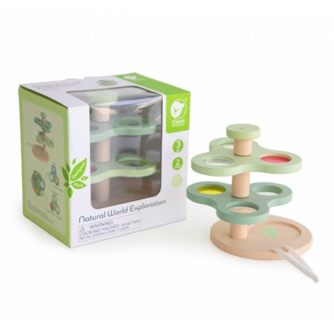 Classic World CLASSIC WORLD Mikroskop 2w1 Lupa dla Dzieci Eksploracja Świata Przyrody