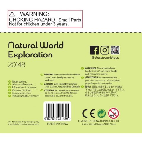 Classic World CLASSIC WORLD Mikroskop 2w1 Lupa dla Dzieci Eksploracja Świata Przyrody