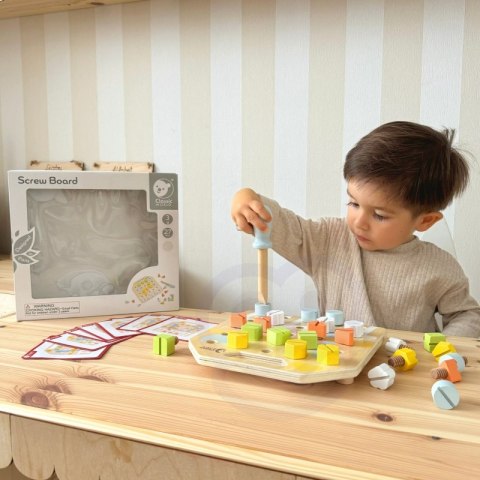 Classic World CLASSIC WORLD Wooden Manipulative Board Logic Puzzle