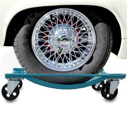 E-hurtownia Wózki manewrowe do auta 4x 450 kg stal obrotowe kółka garaż serwis