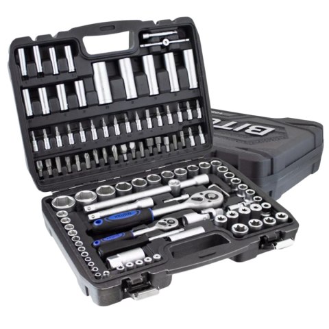 E-hurtownia Zestaw kluczy nasadowych 108 el crv bituxx grzechotki torx w walizce