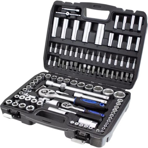 E-hurtownia Zestaw kluczy nasadowych 108 el crv bituxx grzechotki torx w walizce