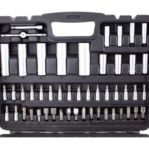 E-hurtownia Zestaw kluczy nasadowych 108 el crv bituxx grzechotki torx w walizce