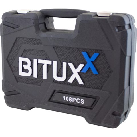 E-hurtownia Zestaw kluczy nasadowych 108 el crv bituxx grzechotki torx w walizce