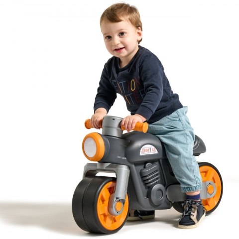 FALK FALK Jeździk Biegowy Ciche Koła Motor Prem1er Retro Czarny 12m+