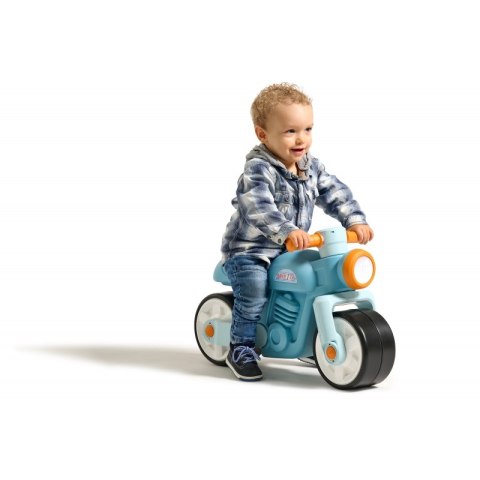 FALK FALK Jeździk Biegowy Ciche Koła Motor Prem1er Retro Niebieski 1+