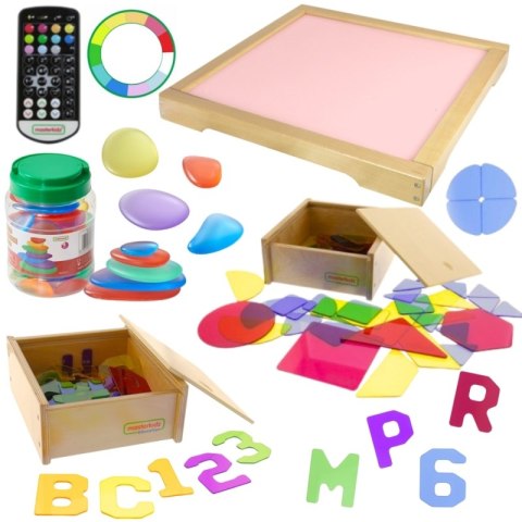 Masterkidz MASTERKIDZ Panel Świetlny LED Zmiana Kolorów Pilotem + Zestaw Akcesoriów