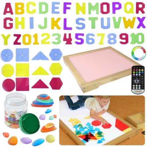 Masterkidz MASTERKIDZ Panel Świetlny LED Zmiana Kolorów Pilotem + Zestaw Akcesoriów