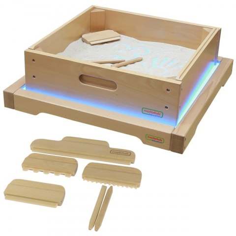 Masterkidz MASTERKIDZ Rama Sensoryczna - Panel LED + Zestaw Akcesoriów Do Zabawy w Piasku