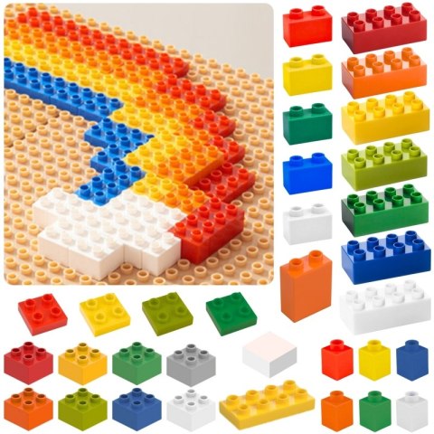 Masterkidz MASTERKIDZ Zestaw Klocków Konstrukcyjnych STEM 563 el. z Nakładkami na Panel 4 szt.