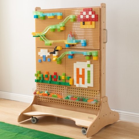 Masterkidz MASTERKIDZ Zestaw Klocków Konstrukcyjnych Tor Kulkowy STEM 359 el.