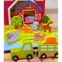 Tooky Toy TOOKY TOY Drewniana Farma w Walizce Figurki Pojazdy