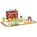 Tooky Toy TOOKY TOY Drewniana Farma w Walizce Figurki Pojazdy