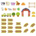 Tooky Toy TOOKY TOY Drewniana Farma w Walizce Figurki Pojazdy