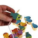 Tooky Toy TOOKY TOY Drewniana Gra Wieloryb i Rybki Wielofunkcyjna 4 w 1