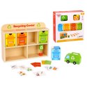 Tooky Toy TOOKY TOY Drewniane Centrum Recyklingu Edukacyjny Sorter