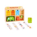 Tooky Toy TOOKY TOY Drewniane Centrum Recyklingu Edukacyjny Sorter
