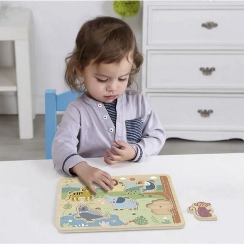 Tooky Toy TOOKY TOY Drewniane Interaktywne Puzzle Zwierzątka Tooky Toy TOOKY TOY Drewniane Interaktywne Puzzle Zwierzątka