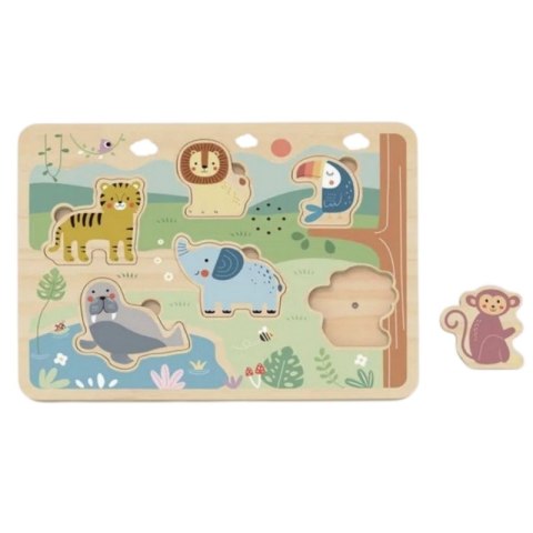 Tooky Toy TOOKY TOY Drewniane Interaktywne Puzzle Zwierzątka Tooky Toy TOOKY TOY Drewniane Interaktywne Puzzle Zwierzątka
