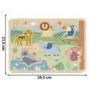 Tooky Toy TOOKY TOY Drewniane Interaktywne Puzzle Zwierzątka