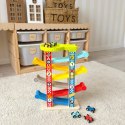 Tooky Toy TOOKY TOY Kolorowa Zjeżdżalnia Tor Dla Samochodów