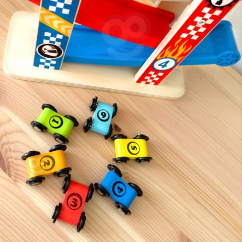 Tooky Toy TOOKY TOY Kolorowa Zjeżdżalnia Tor Dla Samochodów Tooky Toy TOOKY TOY Kolorowa Zjeżdżalnia Tor Dla Samochodów