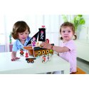 Tooky Toy TOOKY TOY Statek Piracki Drewniany Figurki Zestaw