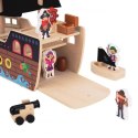 Tooky Toy TOOKY TOY Statek Piracki Drewniany Figurki Zestaw
