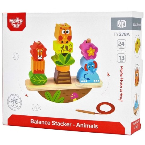 Tooky Toy TOOKY TOY Układanka Balansująca Zwierzęta Tooky Toy TOOKY TOY Układanka Balansująca Zwierzęta