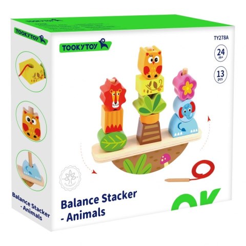 Tooky Toy TOOKY TOY Układanka Balansująca Zwierzęta Tooky Toy TOOKY TOY Układanka Balansująca Zwierzęta