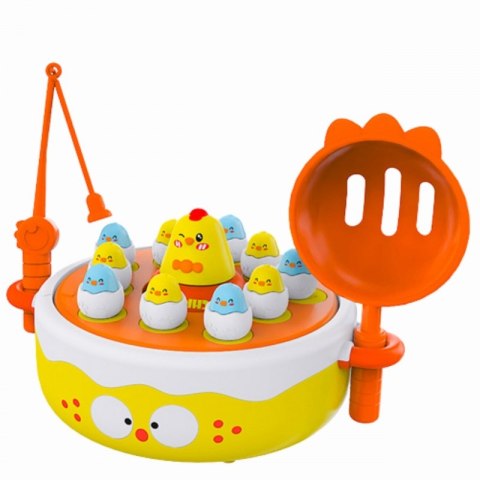 Woopie WOOPIE Gra Zręcznościowa Łowienie Kurczaczków 4w1 Katapulta