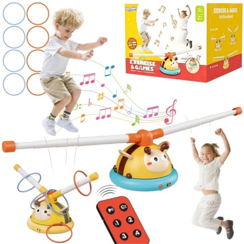 Woopie WOOPIE Gra Zręcznościowa Skakanka Automatyczna 2w1 Rzut do Celu Pszczółka