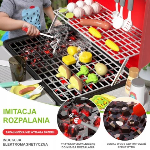 Woopie WOOPIE Grill Barbecue Kuchnia Ogrodowa Interaktywna Para LED Zestaw XL 41 el.