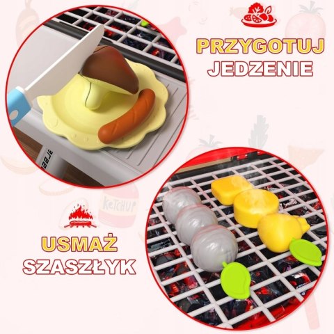 Woopie WOOPIE Grill Barbecue Kuchnia Ogrodowa Interaktywna Para LED Zestaw XL 41 el.