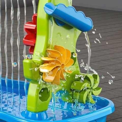 Woopie WOOPIE Ogromny Aquapark Stolik Wodny 6w1 Piaskownica Wodospad Tor Wodny 6-poziomowy Modułowy