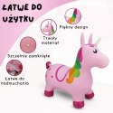 Woopie WOOPIE Skoczek Gumowy do Skakania Jednorożec Różowy + Pompka