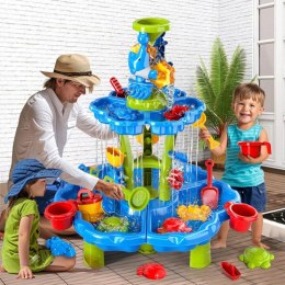 Woopie WOOPIE Stolik Wodny 2w1 Piaskownica Fontanna XXL Aquapark z Delfinem