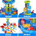 Woopie WOOPIE Stolik Wodny 2w1 Piaskownica Fontanna XXL Aquapark z Delfinem