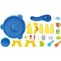 Woopie WOOPIE Stolik Wodny XL z Krzesełkiem 2w1 Piaskownica Delfinek 12el.