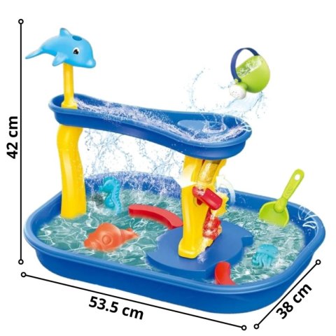 Woopie WOOPIE Stolik Wodny Wodospad Delfinek 11el.