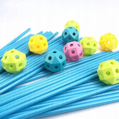 Woopie WOOPIE Zestaw Konstrukcyjny XXL Klocki do Budowania Namiotu Bazy Rurki Słomki 340 el.