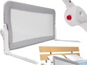 Barierka osłona ochronna do łóżka otwierana 200 cm szara Kik Sp. z o. o. Sp. k.
