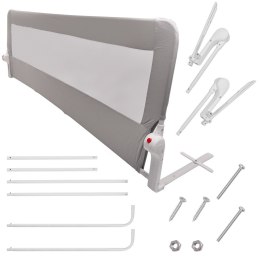 Barierka osłona ochronna do łóżka otwierana 200 cm szara Kik Sp. z o. o. Sp. k.