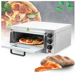 Bituxx Piec Elektryczny Uniwersalny 2000W do Pizzy Chleba 350°C Kamień Szamotowy