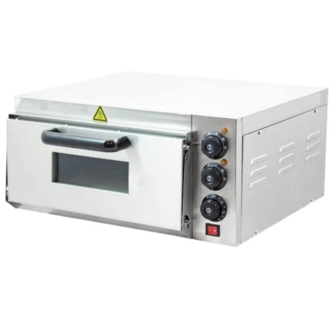 Bituxx Piec Elektryczny Uniwersalny 2000W do Pizzy Chleba 350°C Kamień Szamotowy