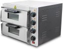Bituxx Profesjonalny podwójny piec do pizzy chleba wypieków 3000W