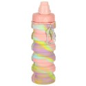 Butelka na wodę bidon silikonowy składany z uchwytem BPA FREE 500ml tęczowy Kik Sp. z o. o. Sp. k.
