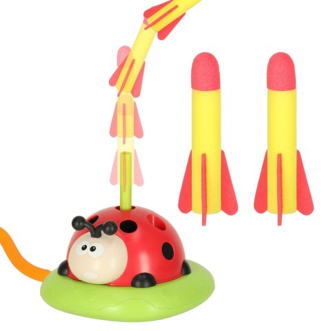 Gra sportowa zręcznościowa dla dzieci skakanka rzut do celu wyrzutnia biedronka 3w1 Kik Sp. z o. o. Sp. k.