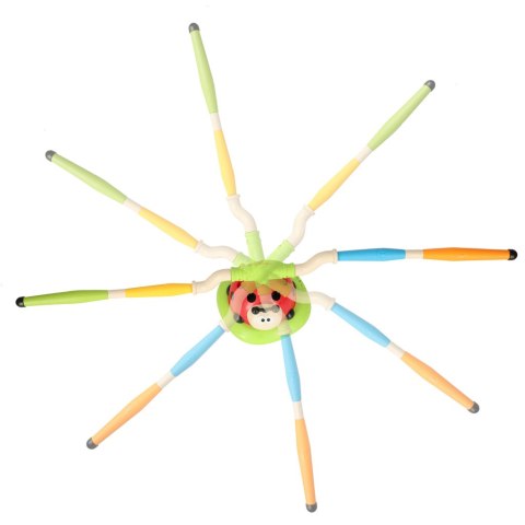 Gra sportowa zręcznościowa dla dzieci skakanka rzut do celu wyrzutnia biedronka 3w1 Kik Sp. z o. o. Sp. k.